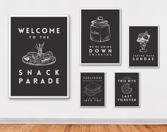 Emo Art Print Bundle - (Digital Download) - funny lyric art pun