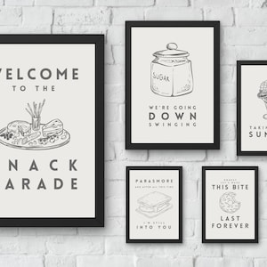 Emo Art Bundle - Kunstdruck PNG SVG Digital Download - lustiges Wohndekor Pop Punk Lyrik Kunst Wortspiele