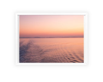 Posters with Wooden Frame, Aegean Sea Greece 2021. Fine art photography | wall art photography |Wall decor art
