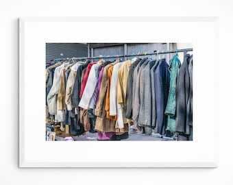 The Coat Bazar. Digital Print l Printable art photo | Wall art Poster | Print decor photo |living room ideas | Handmade Fine Art|Living room