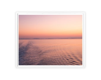 Posters with Wooden Frame, Aegean Sea Greece 2021. Fine art photography | wall art photography |Wall decor art