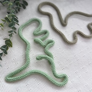 Knitted Dinos, Dinosaurs, Boys Room, Nursery, Playroom, Kids Room, Wire Art, Knitted Wire, Wall Art, Kids Room Decor, Wall Decor, For Boys