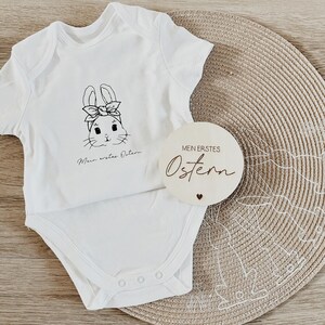 Mein erstes Ostern Body Body Ostern Ostern Baby Body Baby personalisiert Babybody Ostern Bild 2