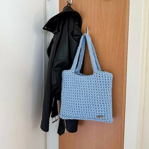 Everyday Tote Bag Handmade crochet bag image 1
