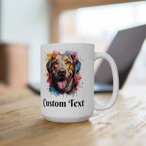 Customizable Lab Splash Ceramic Mug 15oz