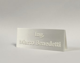 Customizable 3D printed nameplate, gift for graduation, birthdays...