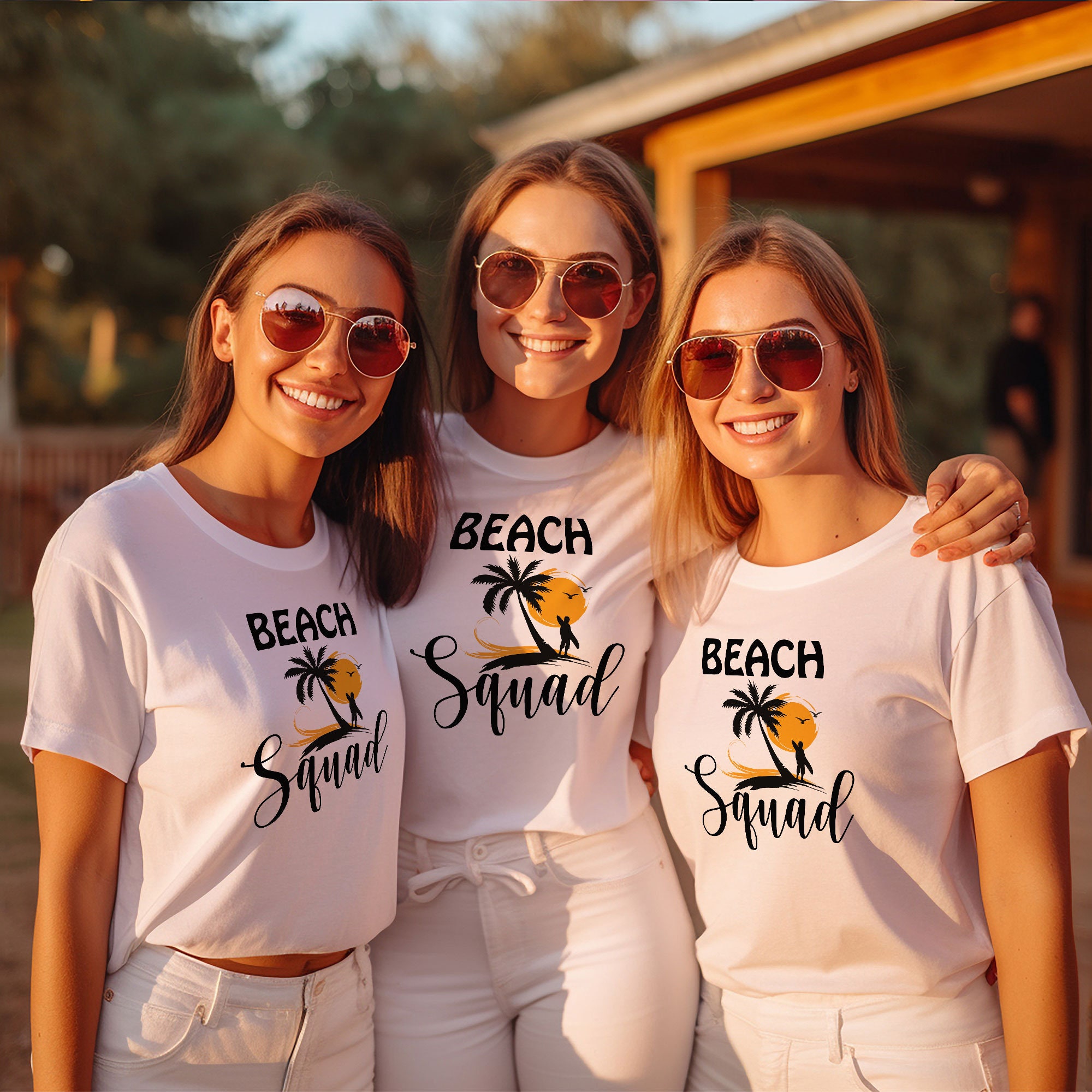 Beach Squad Vacation Shirts Cute Beach Shirts Family - Etsy