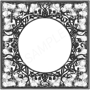 Decorative Frames, Decorative SVG Frames, Digital Clipart, Frames SVG,