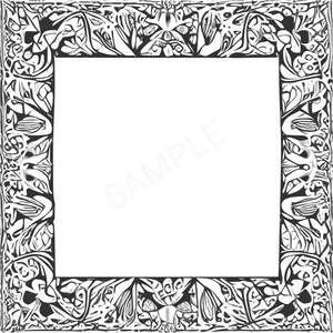 Decorative Frames, Decorative Frames SVG, Digital Clipart, Frames SVG, Flourish Frames SVG