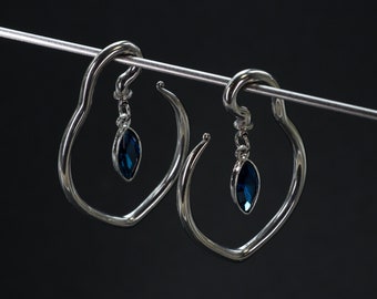 Ear Hangers - Stainless Steel 316L - 4mm - Silver - Gauges - Tunnels - Plugs - Ear Weights