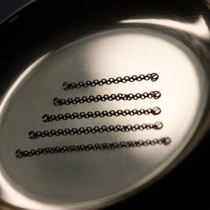 TITANIUM Piercing Kette - ASTM F136 Titan - 30-50 mm - Einfache Nasenkette