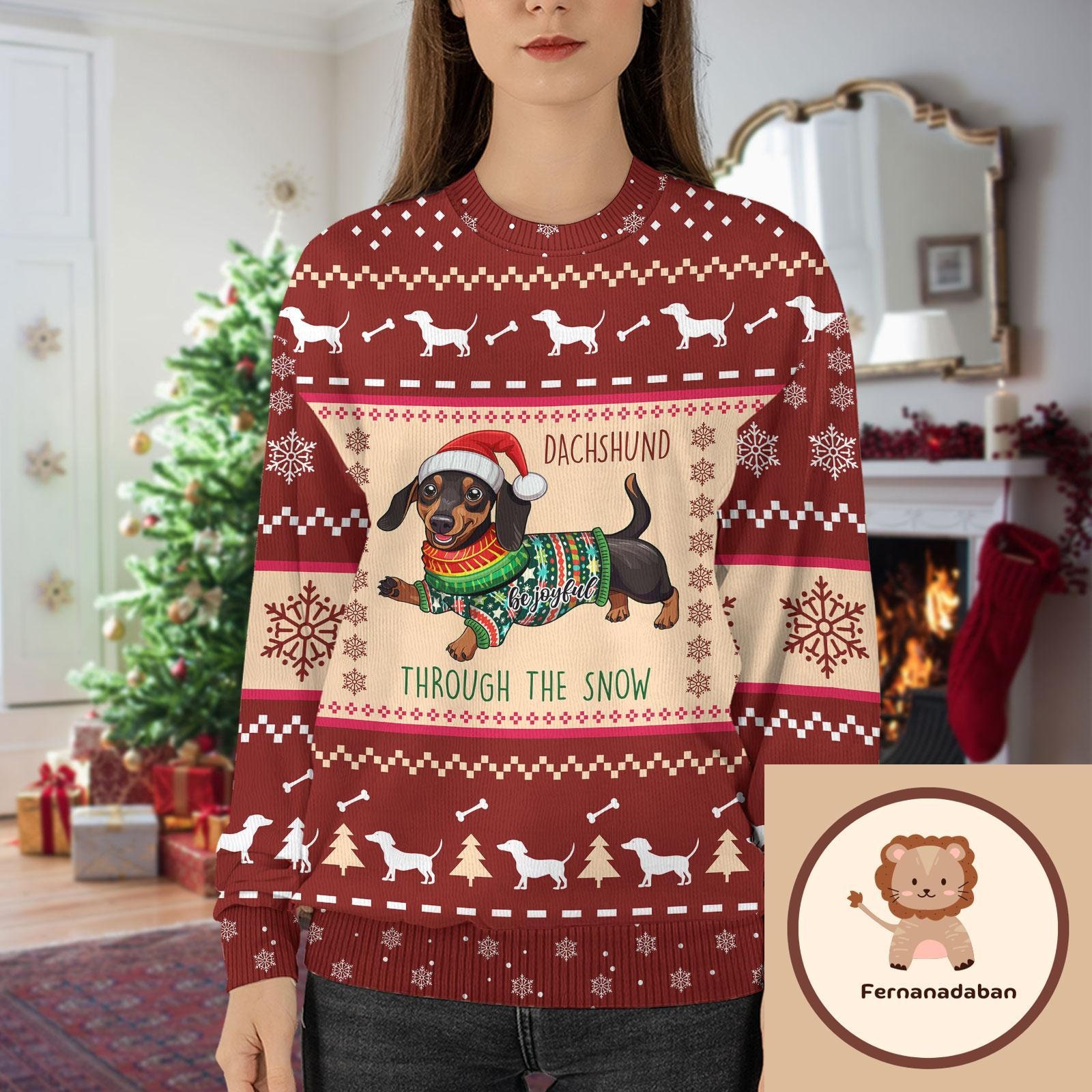 Discover Christmas Gift, Dachshund Ugly Sweater, Dachshund Sweater, Dachshund Christmas Sweater,Dachshund Ugly Christmas Sweater,Dachshund Shirt