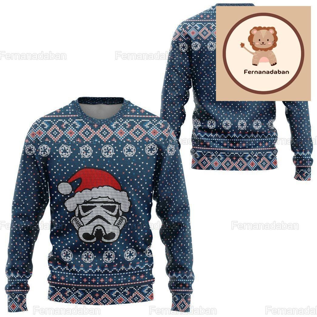 Stormtrooper Star Wars Christmas Ugly Stainless Tumbler - Teeruto