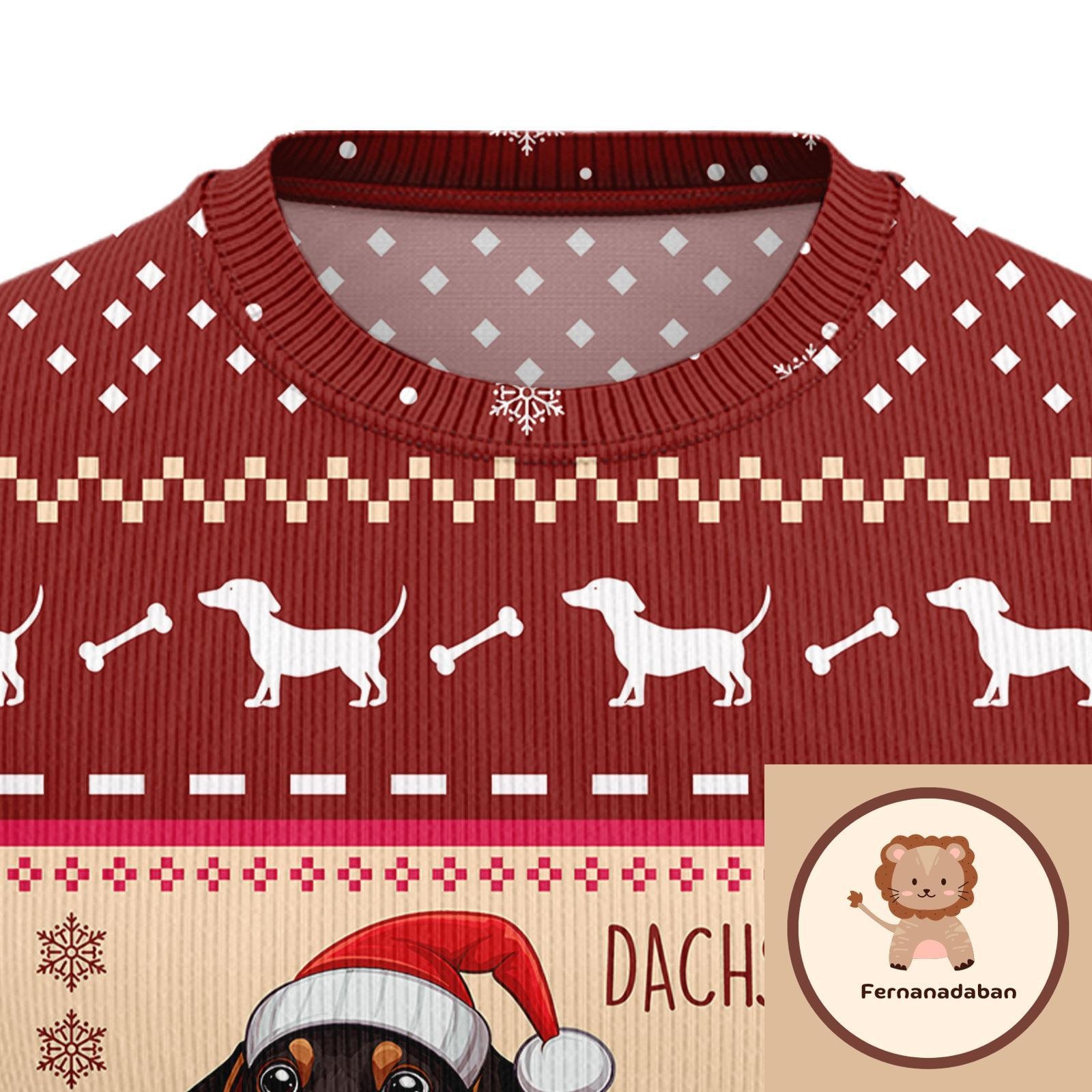 Discover Christmas Gift, Dachshund Ugly Sweater, Dachshund Sweater, Dachshund Christmas Sweater,Dachshund Ugly Christmas Sweater,Dachshund Shirt