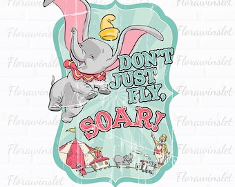 Dumbo PNG Clipart, Dumbo Png, Dumbo PNG Bundle, Elephant png, Baby dumbo shower, Circus baby shower decorations, Dumbo Png