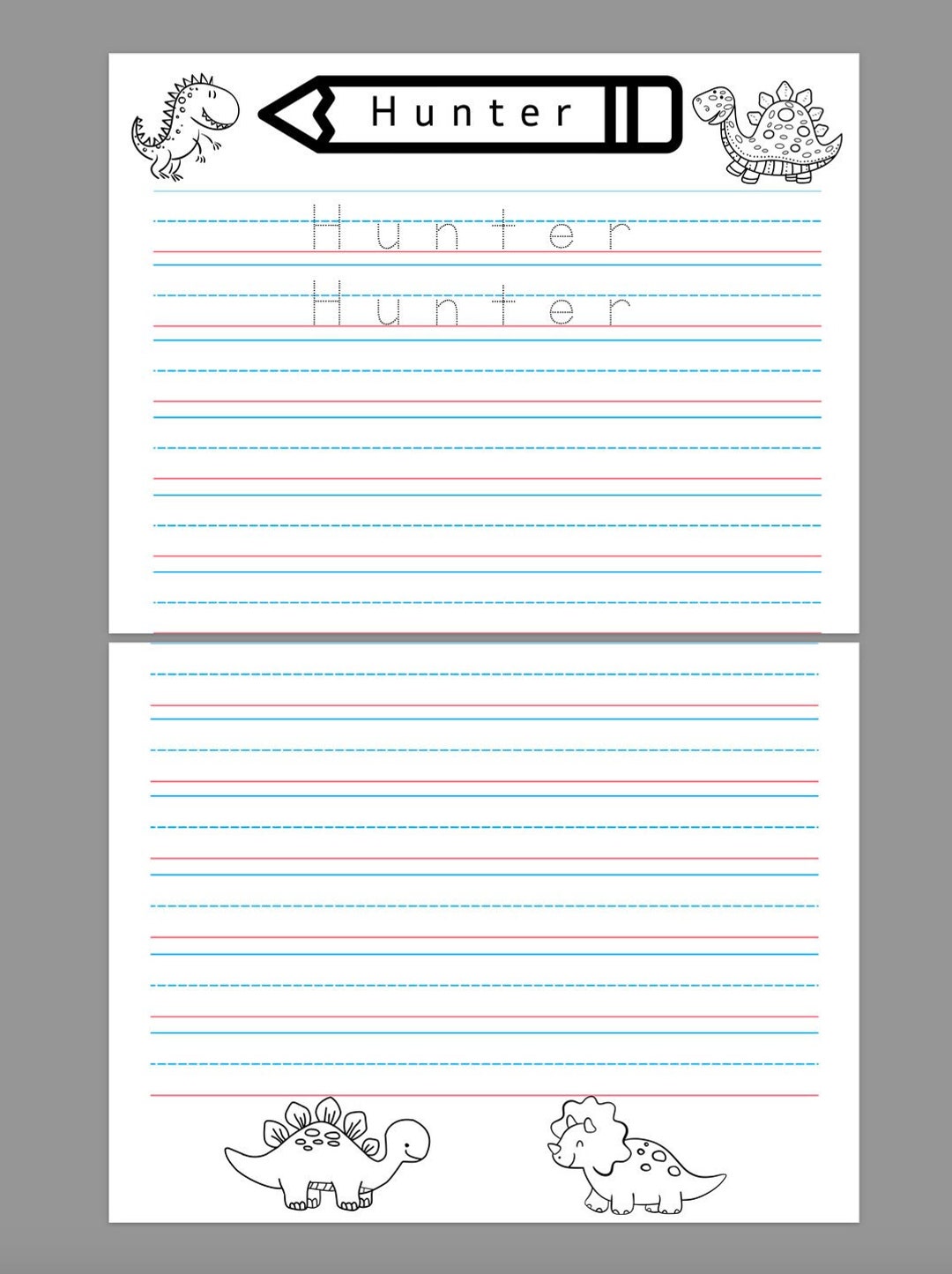 Downloadable/printable Name and Alphabet Tracing - Etsy