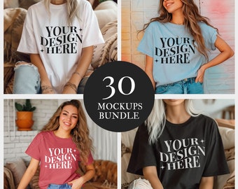 Bella Canvas 3001 Mockup Bundle, 3001 Tshirts Bundle, Bella Canvas Model Mockup,Trendy Shirt Mocks,Lifestyle Mockups, Sweatshirt Mockup