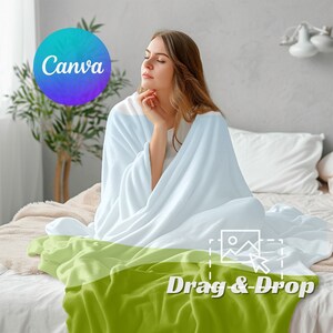 Decke Mockup,Canva Ziehen und ablegen,Mock up,Canva Overlay,Decke werfen,Decken Mockup,Transparent Blank Mockup,Velveteen Plüsch Minky Fleece Decke