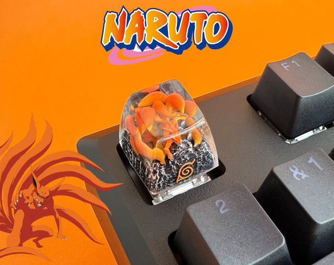 Naruto Kyubi Keyboard Key for Naruto Mechanical Custom Keyboard Keycaps