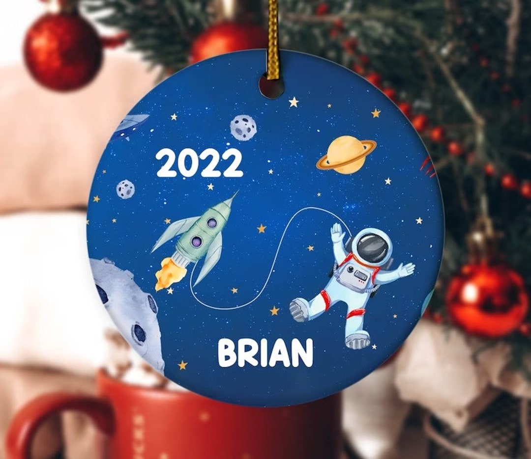 Custom SPACE Ornament Space Christmas Ornaments Space - Etsy