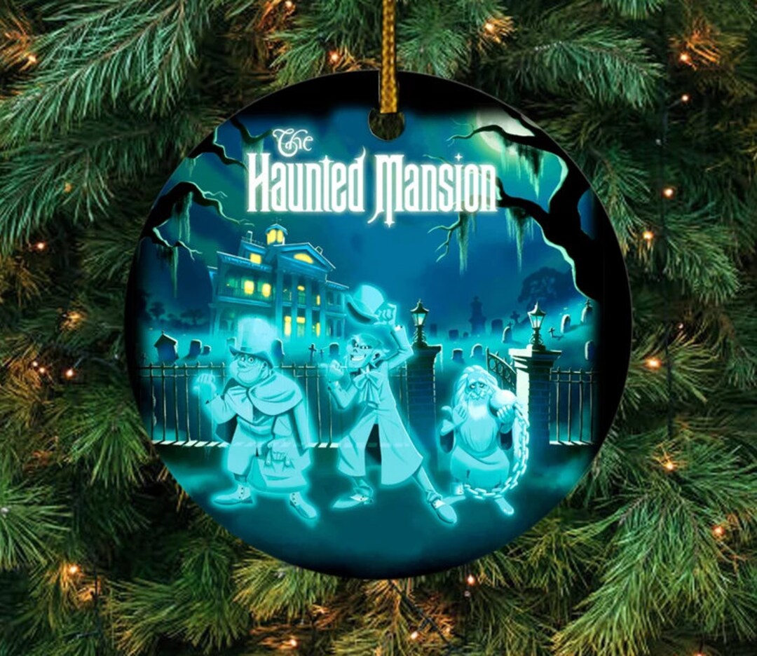 The Haunted Mansion Ornament Beware of Hitchhiking Ghosts Etsy UK