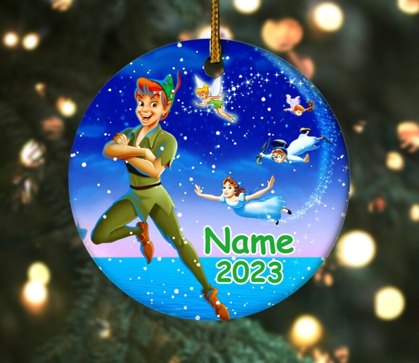 Peter Pan Christmas Ornament 