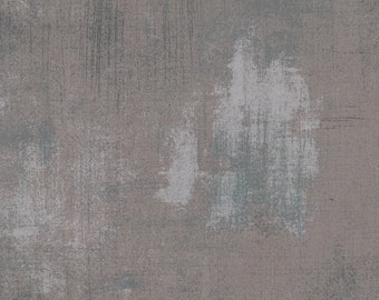 Moda Grunge Basics Quilting Fabric | Grey Primer, High Thread Count