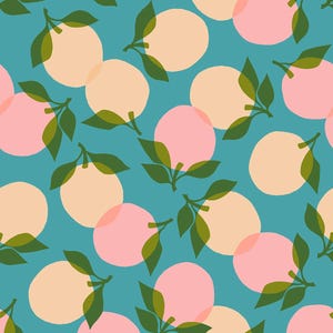 Ruby Star Society Quilt Fabric Juicy by Melody Miller Tumbling in dark Turquoise RS0088 15