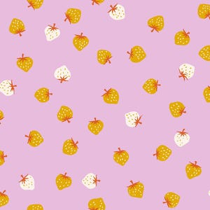 Strawberry Toss in Macaron – Picture Book by Kimberly Kight – Ruby Star Society – RS3071-16 –  Modern cotton Fabric for Patchwork, Sewing