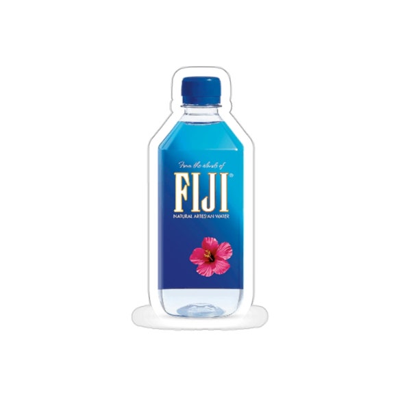 Fiji Water Bottle Custom Sticker - Tropical Vibes, Island Elegance