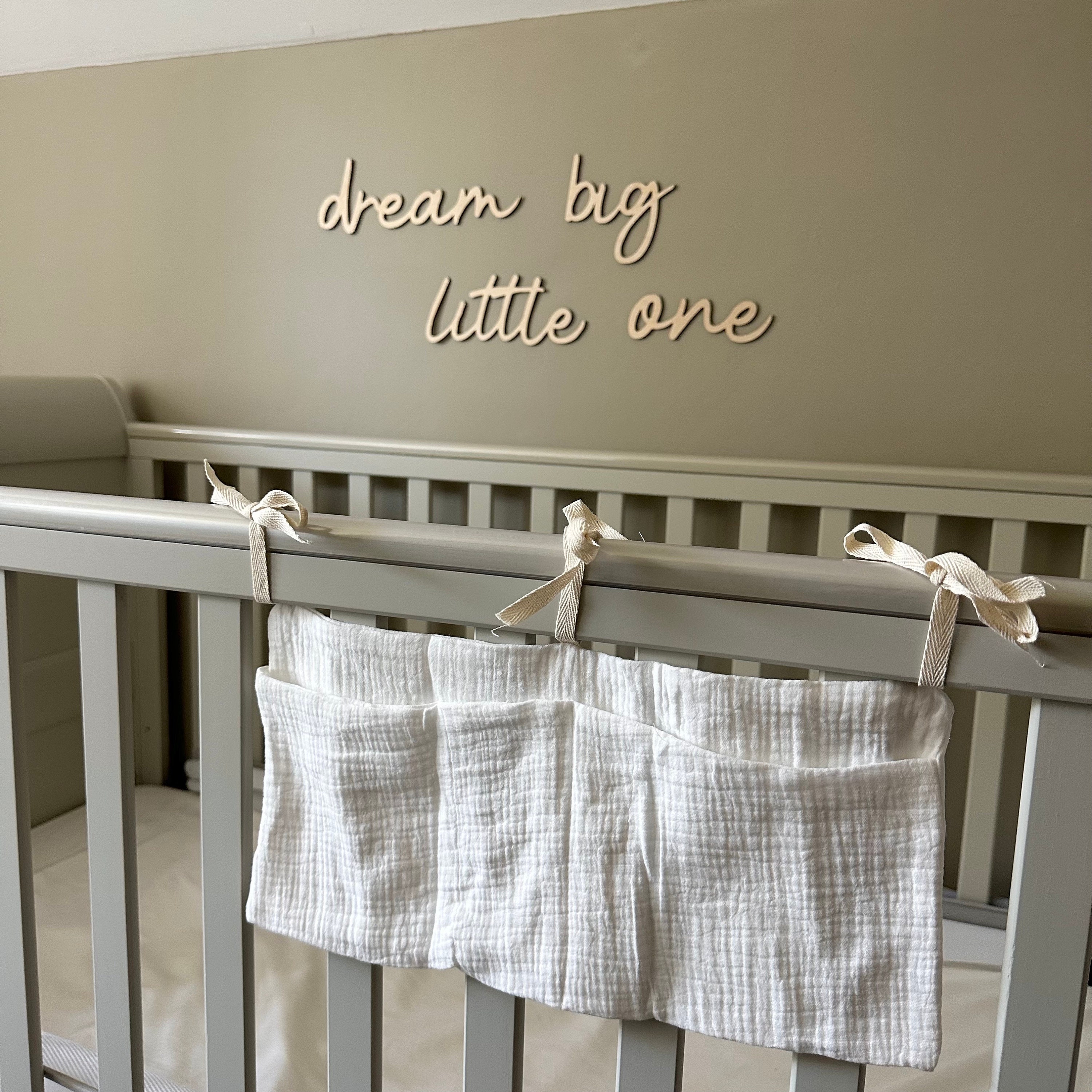 Hanging Crib Storage Baby Cot Organiser Etsy