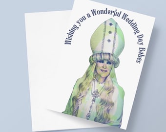 Schitt's Creek Inspired Moira Wedding Card