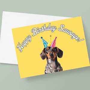 Alles Gute zum Geburtstag Wurst Karte