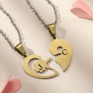 Collana personalizzata con lucchetto a cuore per amanti, miglior regalo, regalo di anniversario, regalo di compleanno, miglior regalo, regalo di nozze, regalo per amanti