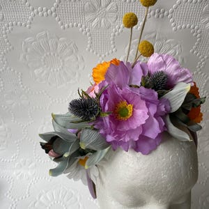 Floral fascinator/headpiece