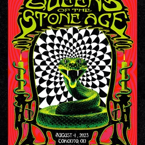 Queens of the Stone Age - Toronto 2023 show poster - Official Artist Signed Editions