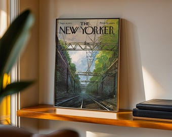 Poster im New Yorker Stil – Wandbild im Vintage-Magazin-Cover-Design, minimalistischer Editorial-Druck, zum Ausdrucken oder Einrahmen | Nr. 039