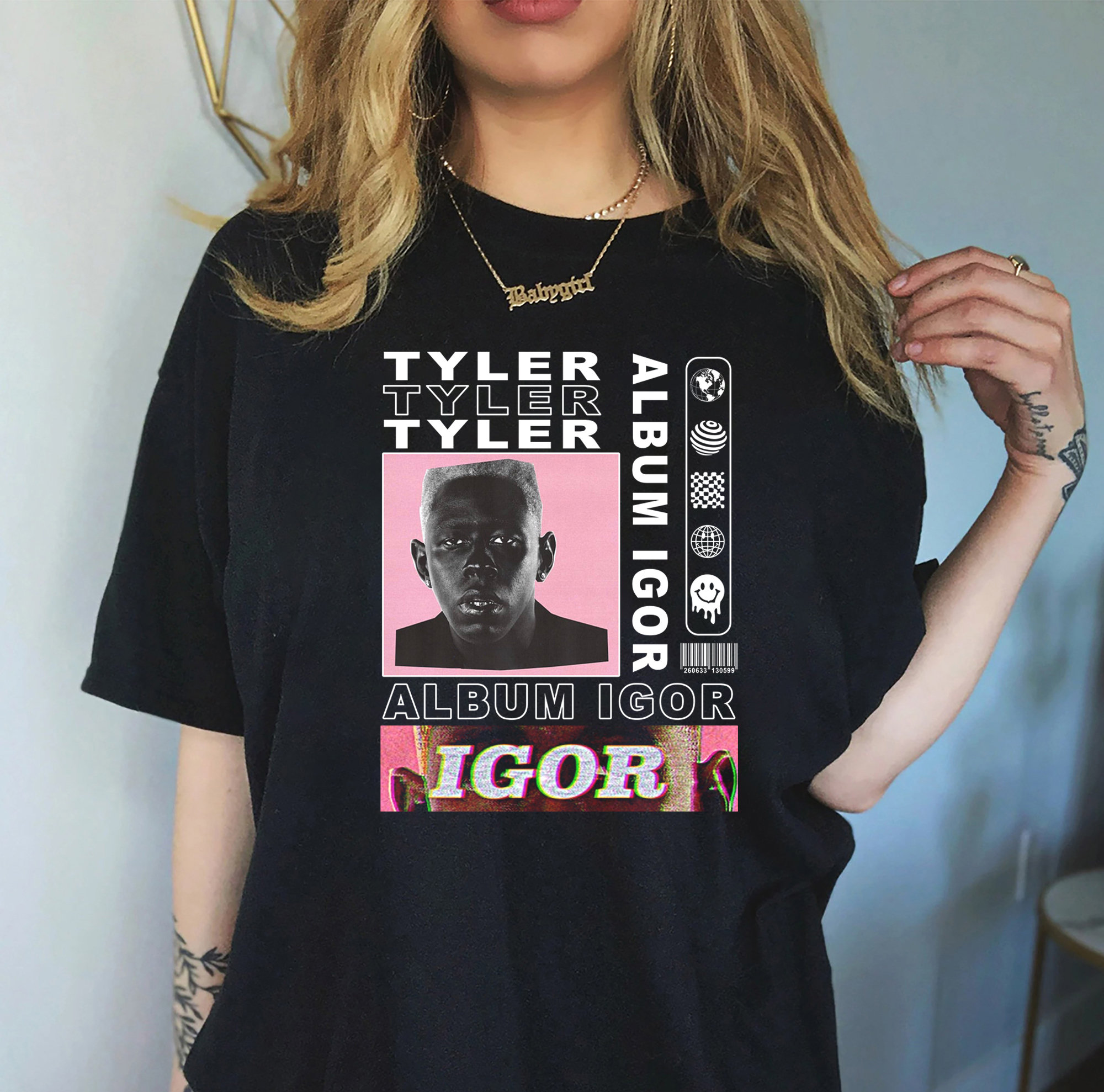 Tyler Igor T-Shirt cute tops aesthetic clothes hippie clothes mens