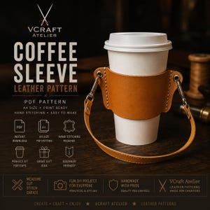 PDF-mönster för kaffehylsa 1