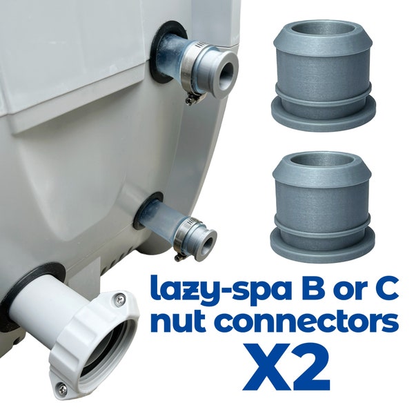 Ersatz-Bestwey Ley-Z-Spa-Wasserpumpenrohr, graues Anschlussstück, B- oder C-Anschluss, LAY-Z-PARTS...