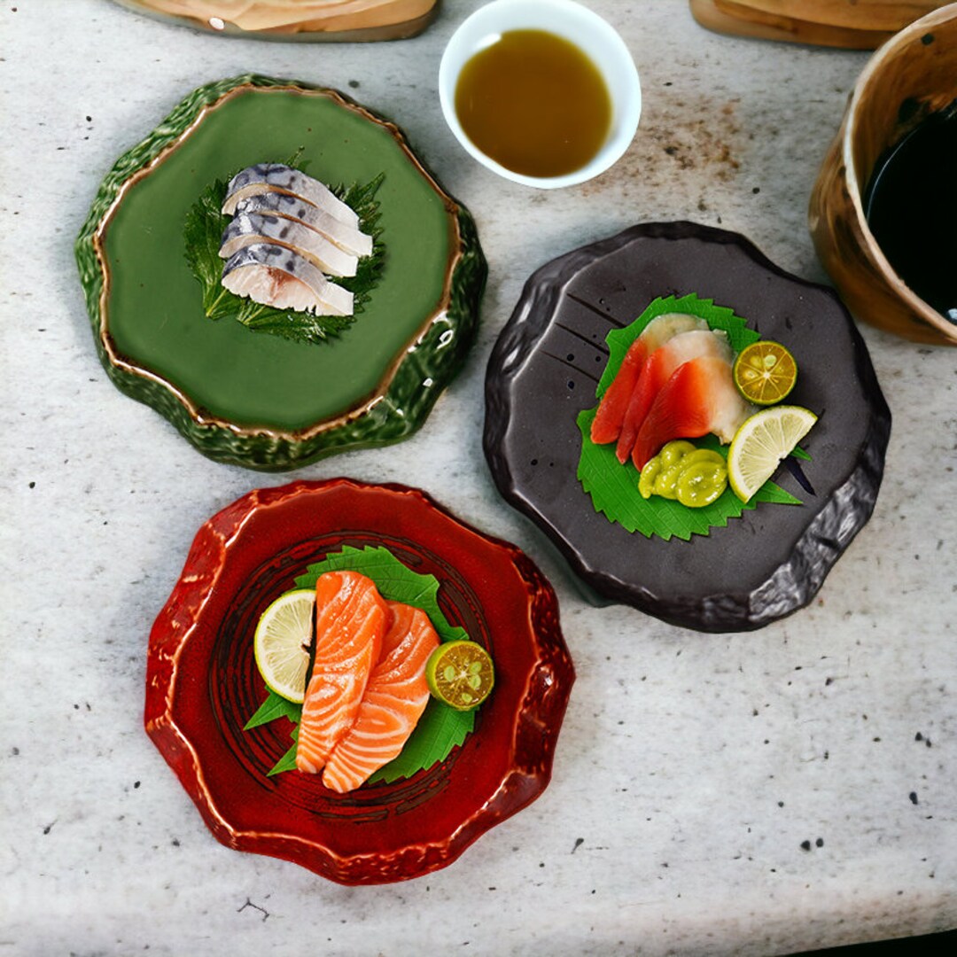 Japanese Ceramic Sushi Plate Sashimi Plate Luxury Small Etsy