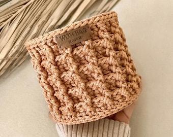 Modèle PDF de panier au crochet Modèle de panier au crochet Fait main Modèle de rangement de panier au crochet Modèle de panier rond au crochet Idée de panier au crochet Décoration d'intérieur