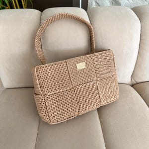 Crochet Bag Pattern: Luxury Handmade Purse How to Make Handbag (PDF Pattern)