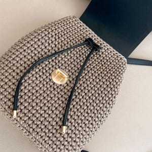 Crochet Backpack Pattern Step-by-Step Video Tutorial Bag Pattern Crocheting for Beginners