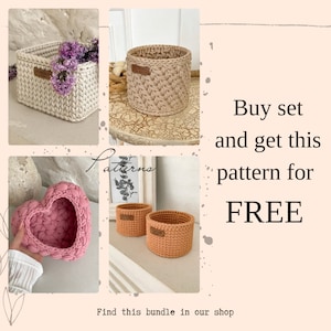 Crochet Pattern Basket