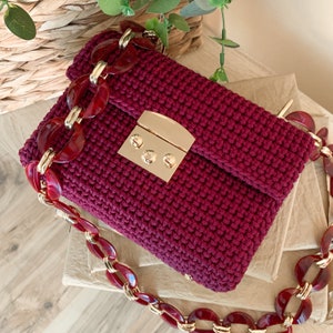 Crochet Pattern Bag Easy Crochet Purse Pattern Crochet Bag Pattern Crossbody Bag Crochet Pattern Beginner Crochet HandBag Pattern Purse