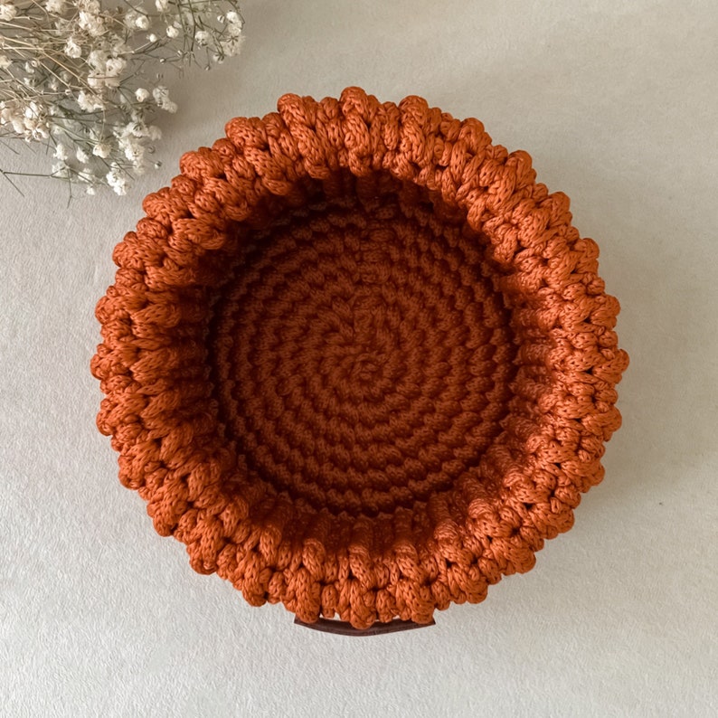 Pattern Crochet Amigurumi Basket for Storage