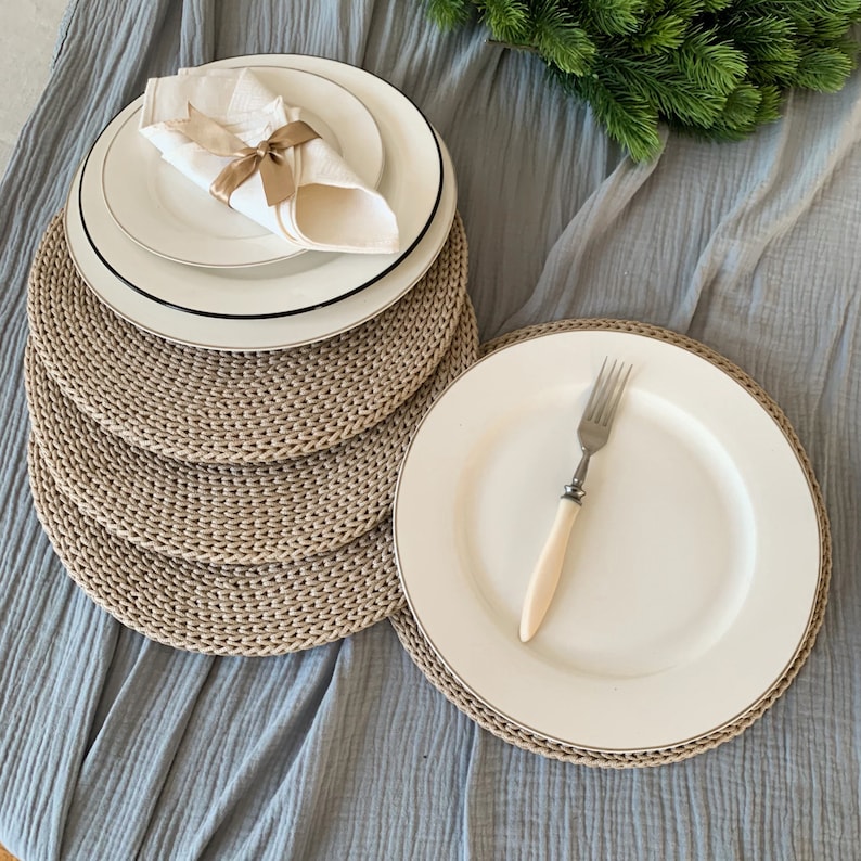 Pattern PDF for Decorative Coffee Table Mat