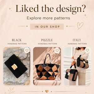 Crochet Bag Pattern Step-by-Step Video Tutorial Crocheted Handbag T shirt Chunky Yarn Purse Patterns image 10
