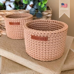 Crochet Pattern Basket Pattern Crochet Round Basket for Storage Basket Crochet Amigurumi Pattern Idea Basket Amigurumi Basket Crochet Decor